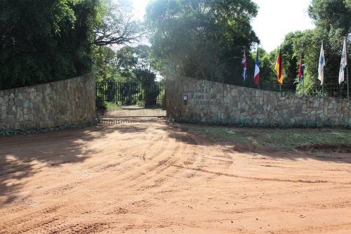 Bushlands Game Lodge main entrance